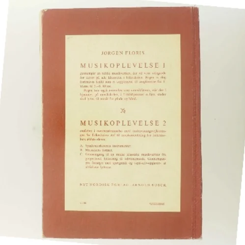 Musikoplevelse 2 af Jørgen Floris (Bog)