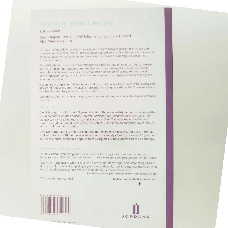 Running a Limited Company (Bog)