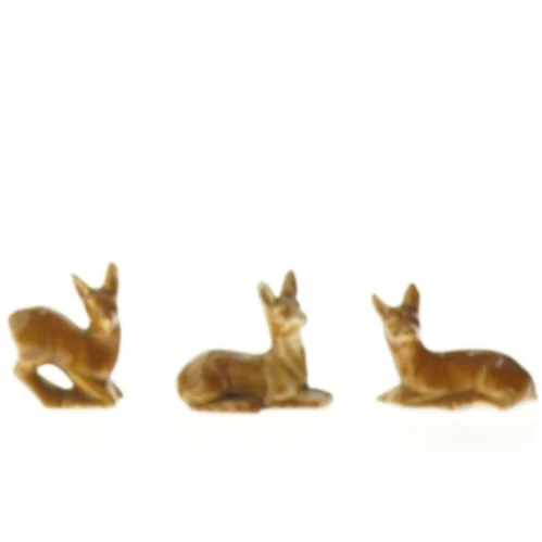 Porcelænsfigur, rådyr, (str. 4 x 2 cm)