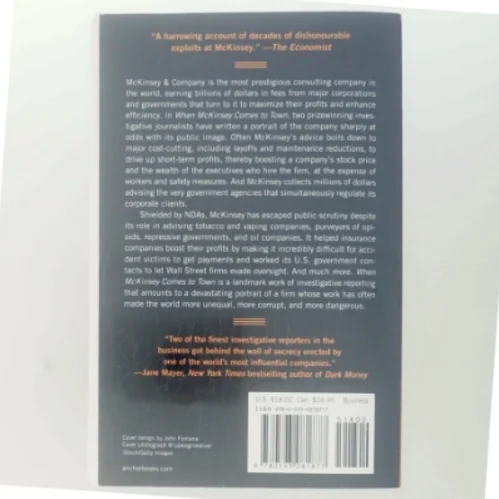 When McKinsey Comes to Town (Bog)