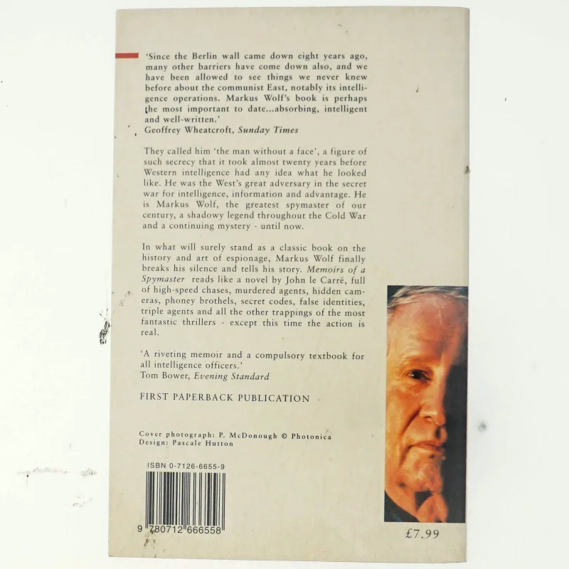 Memoirs of a spymaster (Bog)