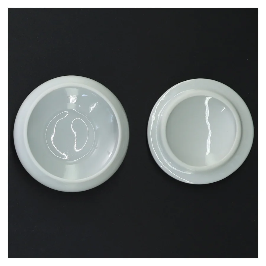 Jugend Porcelænskrukke med låg fra Bavaria (str. Ø 7 cm)