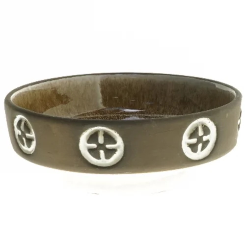 Skål med mønster (str. Ø 15 cm)