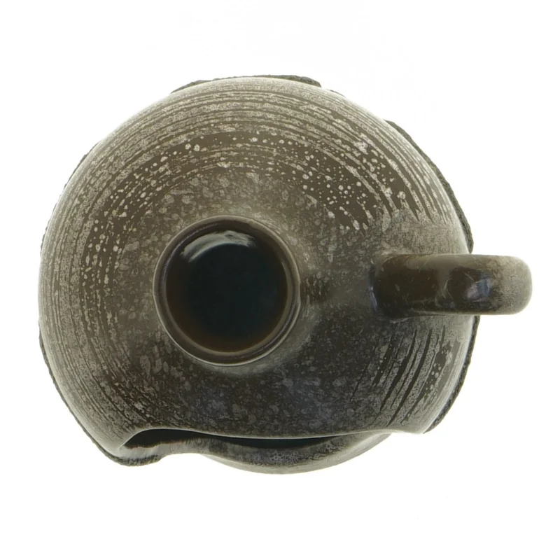 Strehla Keramik lyseholder mærket 1316 GDR (str. 15 x 12 x 9 cm)