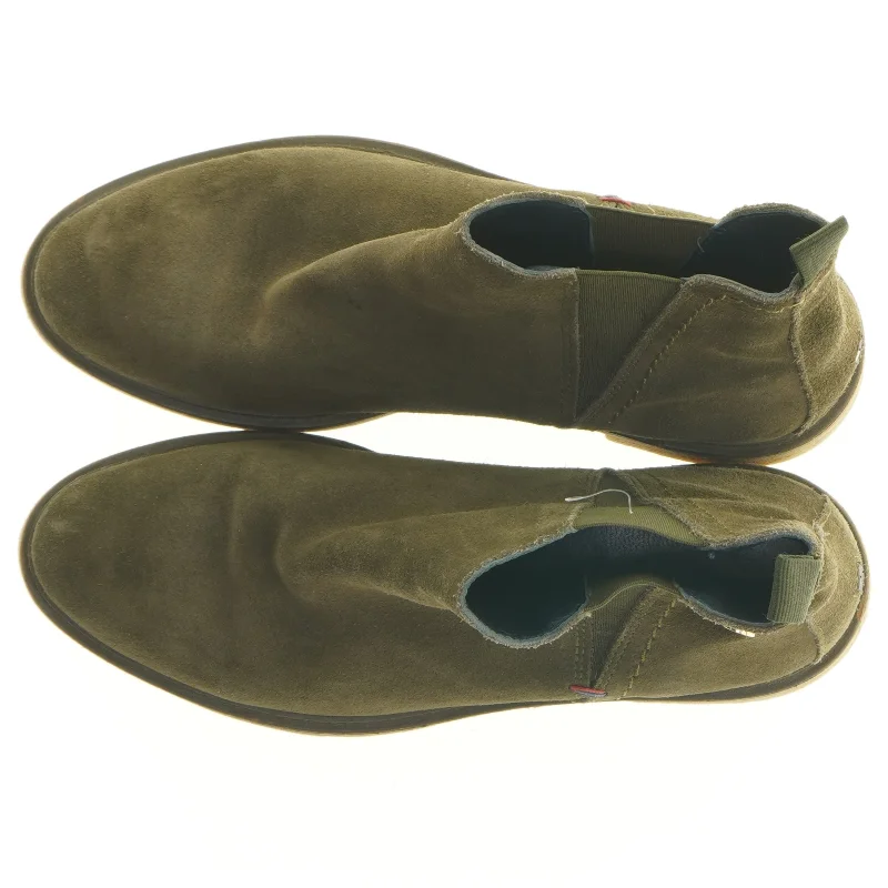 Hilfiger Grønne Chelsea ruskinds støvler fra Tommy Hilfiger (str. 37)