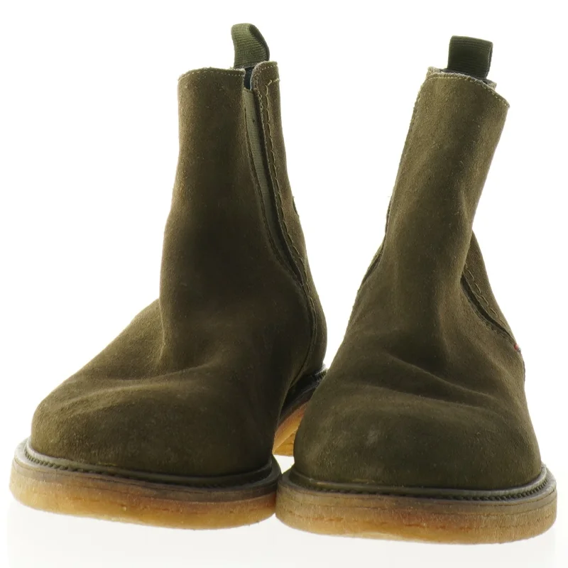 Hilfiger Grønne Chelsea ruskinds støvler fra Tommy Hilfiger (str. 37)