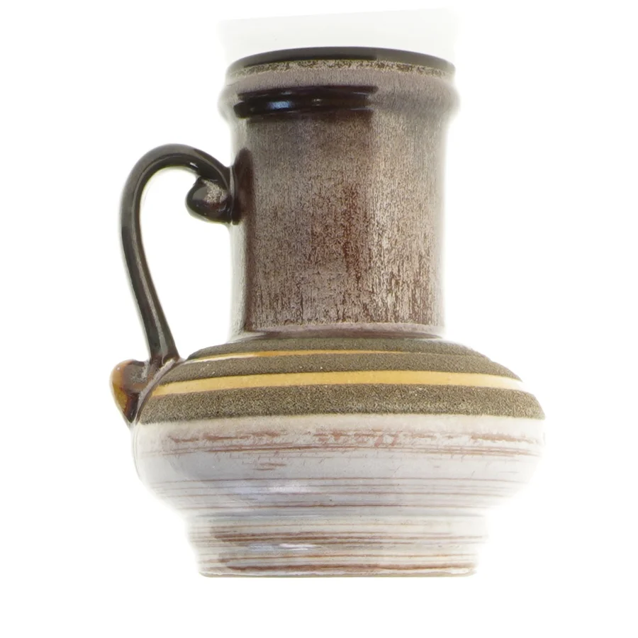 Keramikkrus med håndtag fra Strehla (str. 15 x 12 cm)