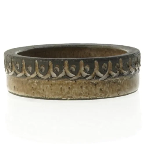 Løvemose Keramik skål fad (str. 13 x 4 cm)