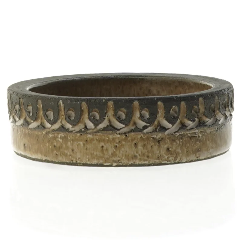 Løvemose Keramik skål fad (str. 13 x 4 cm)