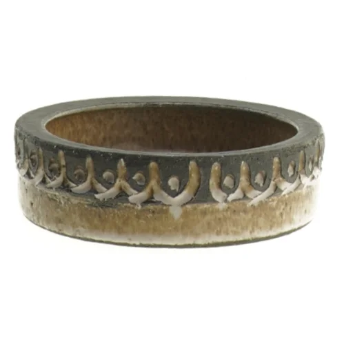 Løvemose Keramik skål fad (str. 13 x 4 cm)