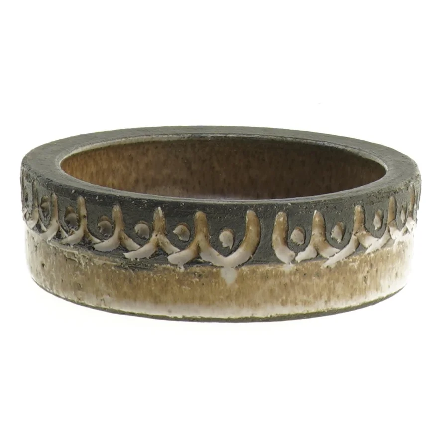 Løvemose Keramik skål fad (str. 13 x 4 cm)