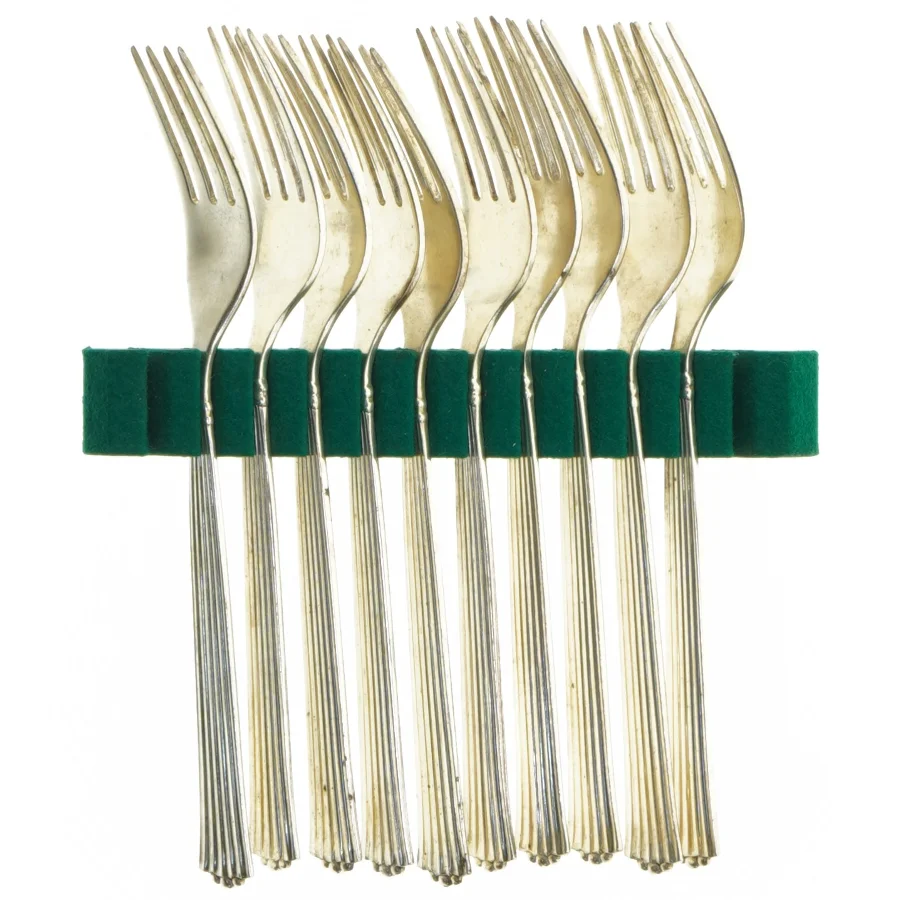 Sæt af 11 Diplomat Sølvplet gafler (str. 11 styk 17,5 cm)