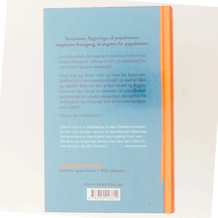 Kældermennesker : om populisme og besværet med at være menneske af Carsten Jensen (f. 1952) (Bog)
