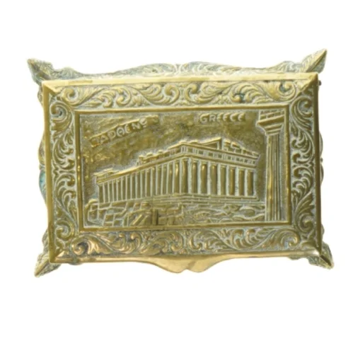 Dekorativ skrin med antikt motiv (str. 14x10 cm)
