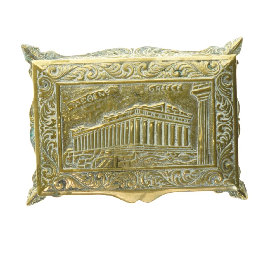 Dekorativ skrin med antikt motiv (str. 14x10 cm)