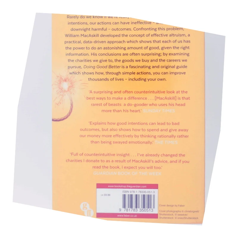 Doing good better : effective altruism and a radical new way to make a difference af William MacAskill (1987-) (Bog)