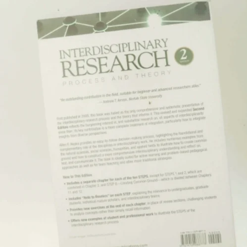 Interdisciplinary research : process and theory af Allen F. Repko (Bog)