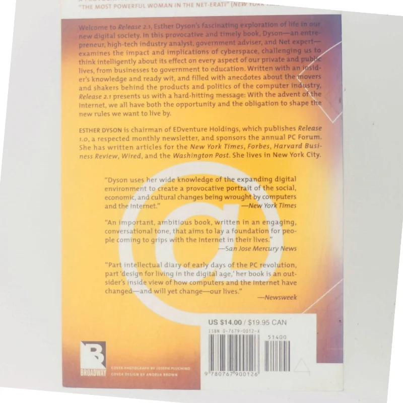 Release 2.1 : a design for living in the digital age af Esther Dyson (1951-) (Bog)