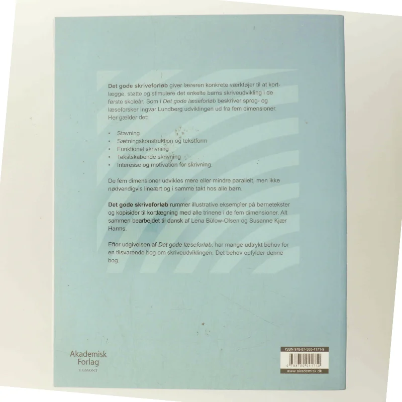 Det gode skriveforløb af Ingvar Lundberg (Bog)