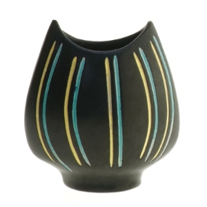 Dekorativ 1960'er Keramik Vase (str. 11,5 cm)