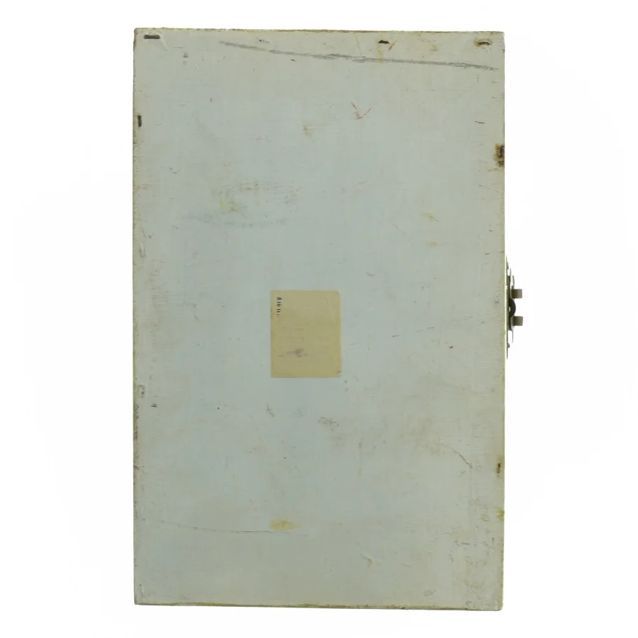 Dekorativt malet træskrin md Roser (str. 21 x 13,5 cm)