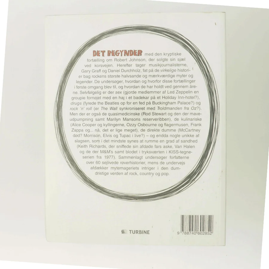 Rock'n'roll-myter : de sande historier bag de mest berygtede legender af Gary Graff (Bog)