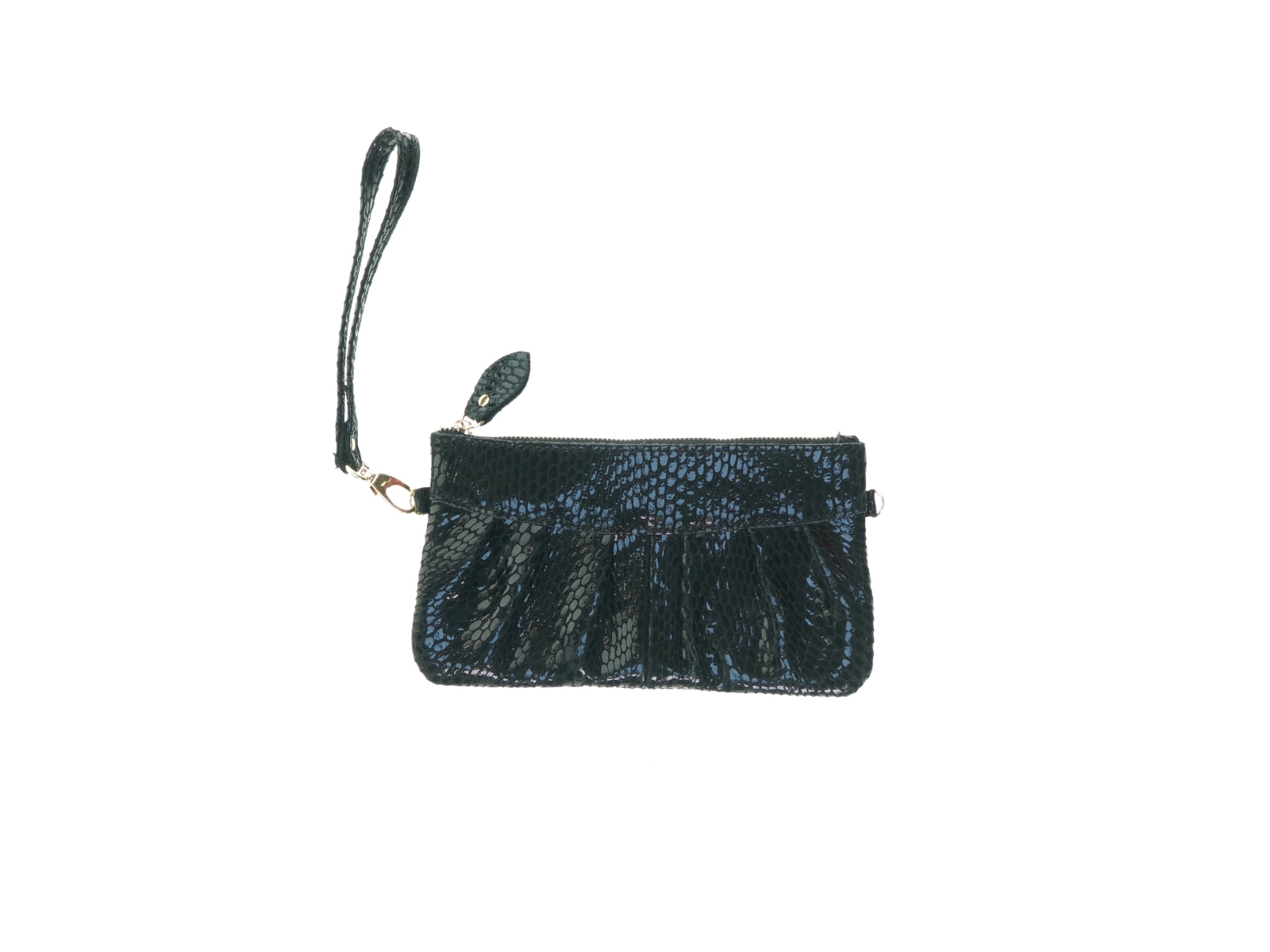 Clutch Kroko Taske fra Satinni (str. 20 x 12 cm)