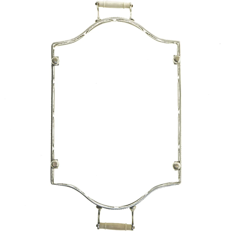 Rektangulært sølvfad (str. 36x24 cm)