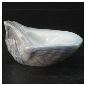 Porcelæns musling fra Royal Copenhagen (str. 13 x. 9,5 cm)