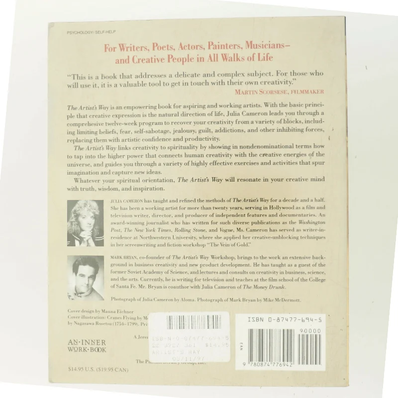 The Artist's Way af Julia Cameron (Bog)