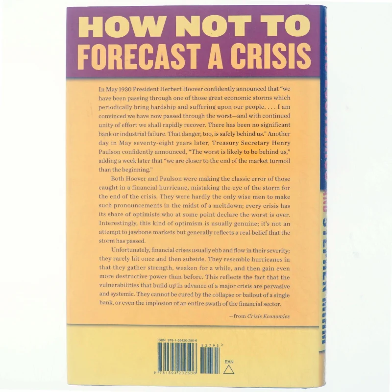 Crisis economics : a crash course in the future of finance (Bog)