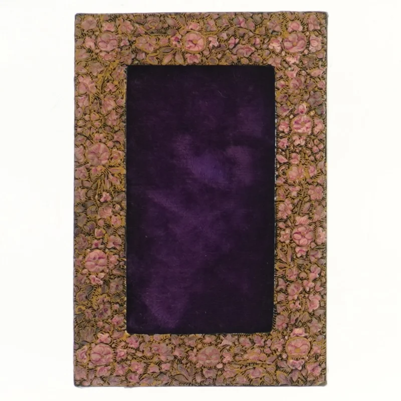 Dekorativ billedramme med blomsterdesign (str. 18x12 cm)