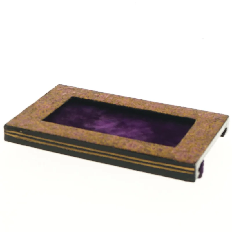 Dekorativ billedramme med blomsterdesign (str. 18x12 cm)