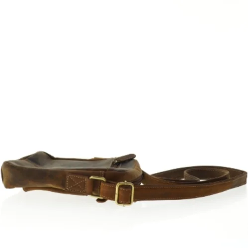 Læder skuldertaske fra Fetiche (str. 23 x 21 cm)