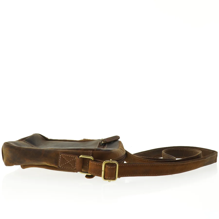 Læder skuldertaske fra Fetiche (str. 23 x 21 cm)