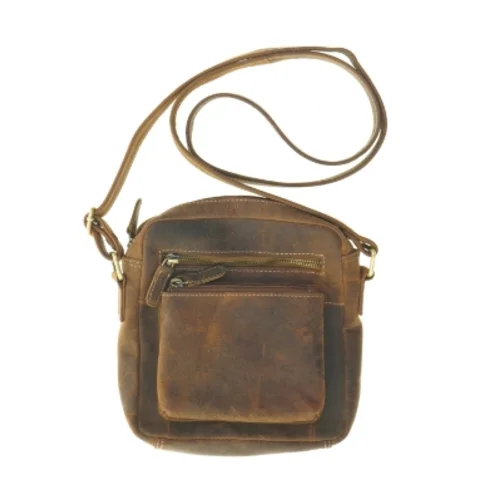 Læder skuldertaske fra Fetiche (str. 23 x 21 cm)