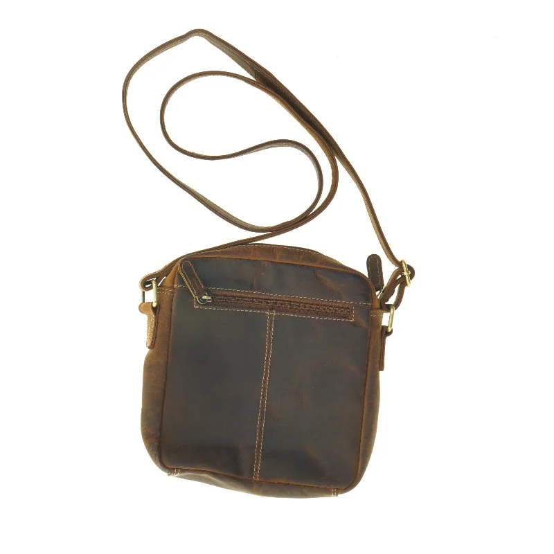 Læder skuldertaske fra Fetiche (str. 23 x 21 cm)