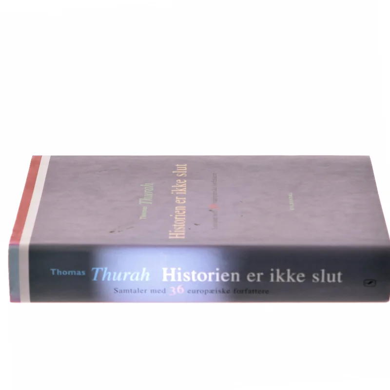 Historien er ikke slut : samtaler med 36 europæiske forfattere af Thomas Thurah (Bog)