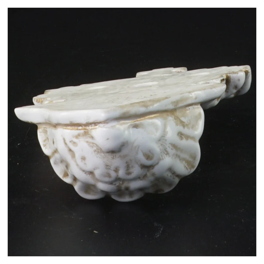 Antikt vievandsk kar Porcelæn vægophæng (str. 22 x 10 cm)