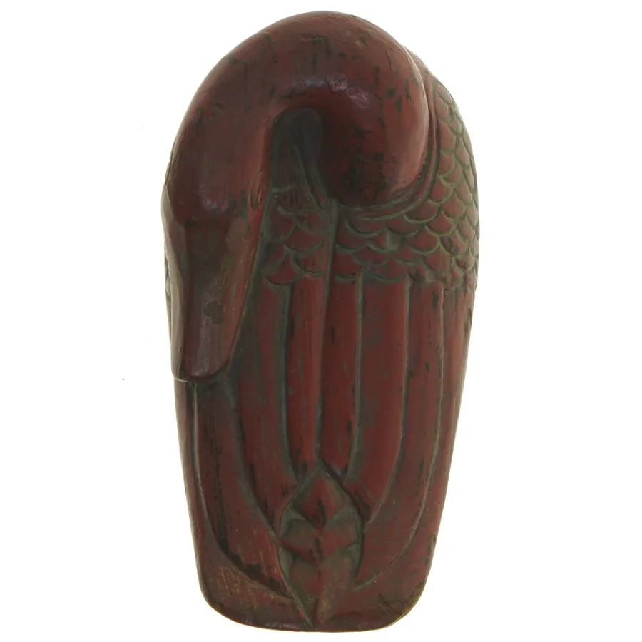 Dekorativ fugl i træ (str. 19 cm)