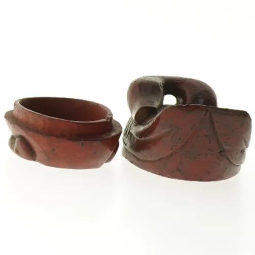 Dekorativ fugl i træ (str. 19 cm)