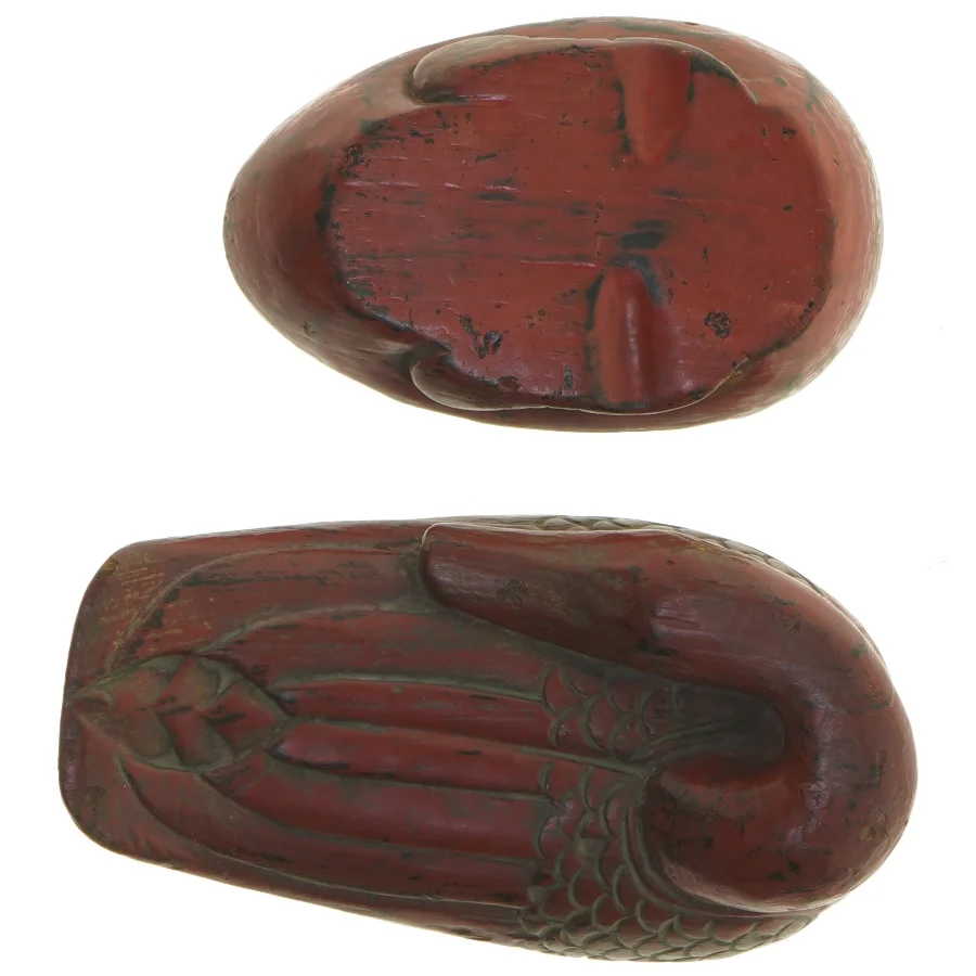 Dekorativ fugl i træ (str. 19 cm)