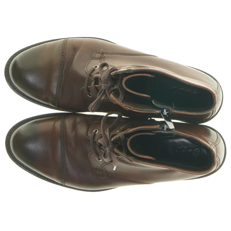 Brune læderstøvler fra Ecco (str. 41)