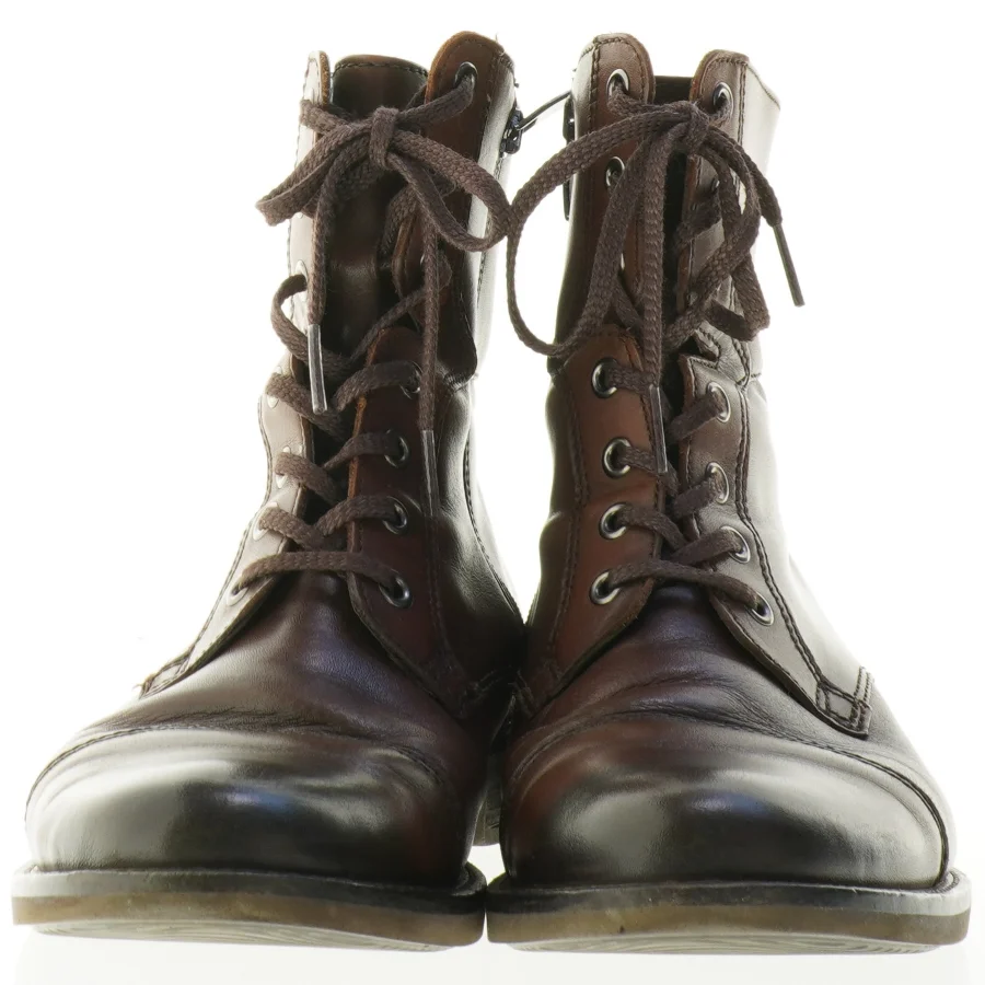 Brune læderstøvler fra Ecco (str. 41)