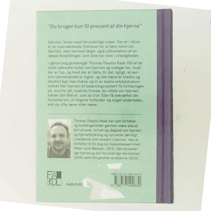 100 myter om hjernen af Thomas Raab (Bog)