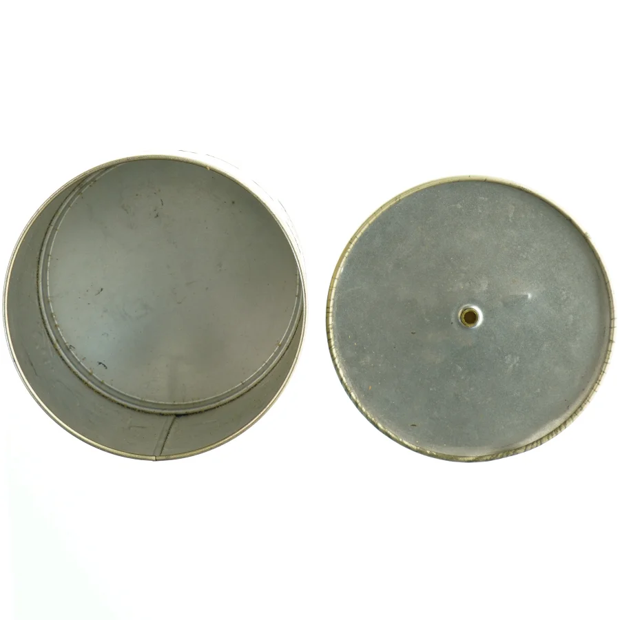 Vintage opbevaringsdåse med låg (str. 16 cm)