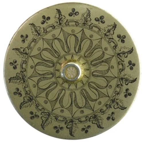 Vintage opbevaringsdåse med låg (str. 16 cm)