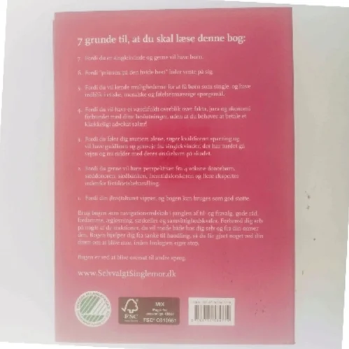 Selvvalgt singlemor til donorbarn : beslutningsprocessen af Signe Fjord (Bog)