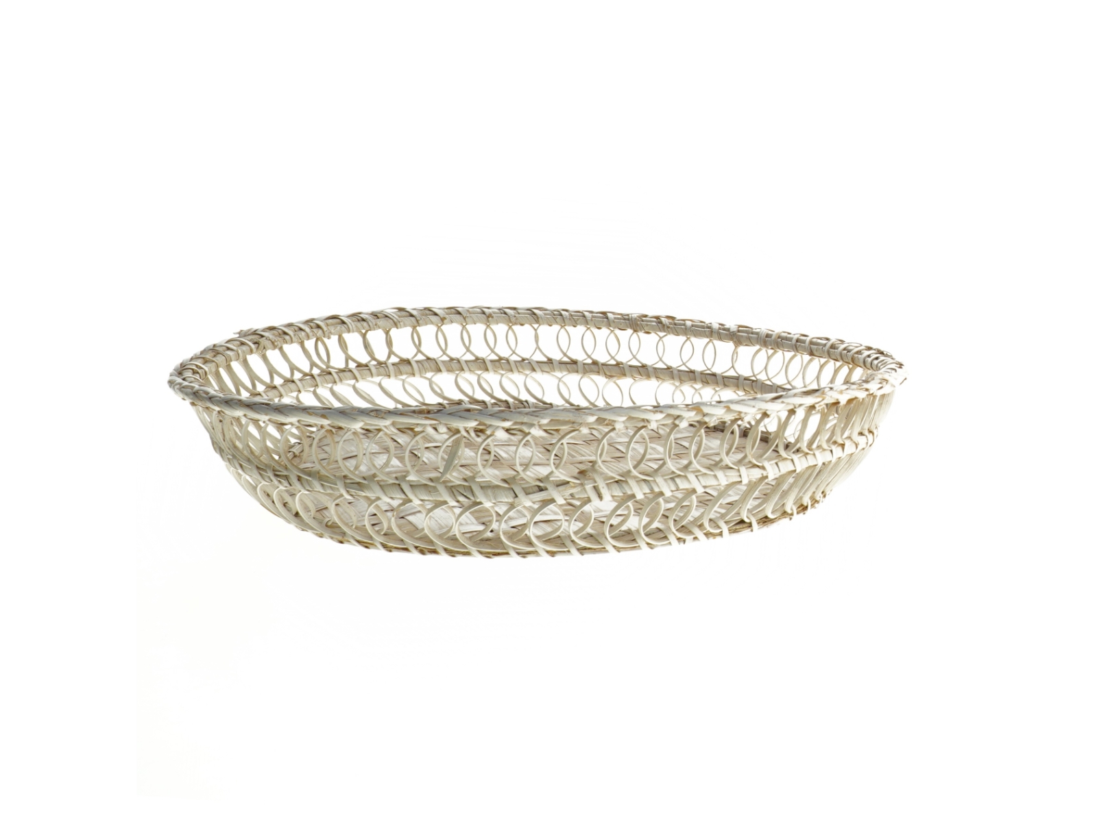 Rund flettet kurv (str. Ø 31 cm)