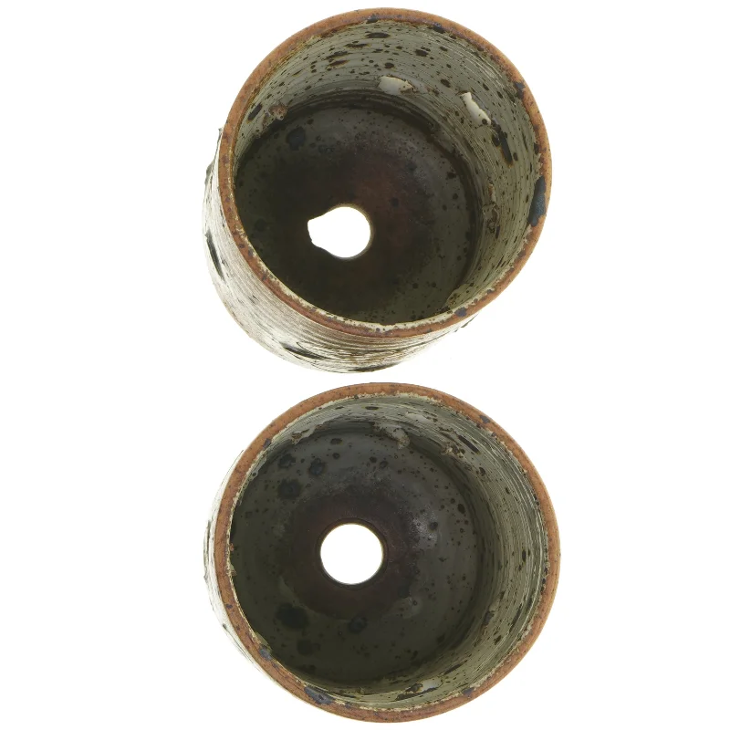 Keramiske lampeskærme (str. 19 cm. og 19,5 cm)